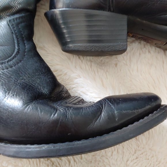 Ariat Men’s Black Deertan Legend Phoenix Boots squar toe 10010938 size 9EEE main image 8
